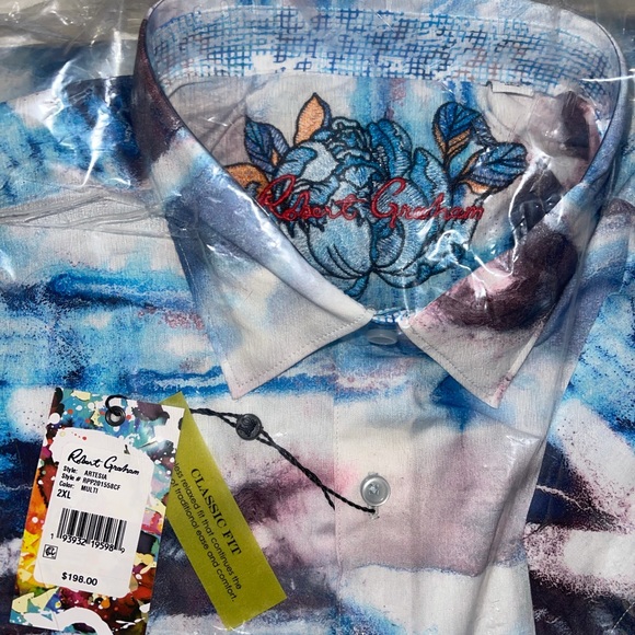 ROBERT GRAHAM Shirt Artesia Flip Cuff Button Down - Picture 5 of 14